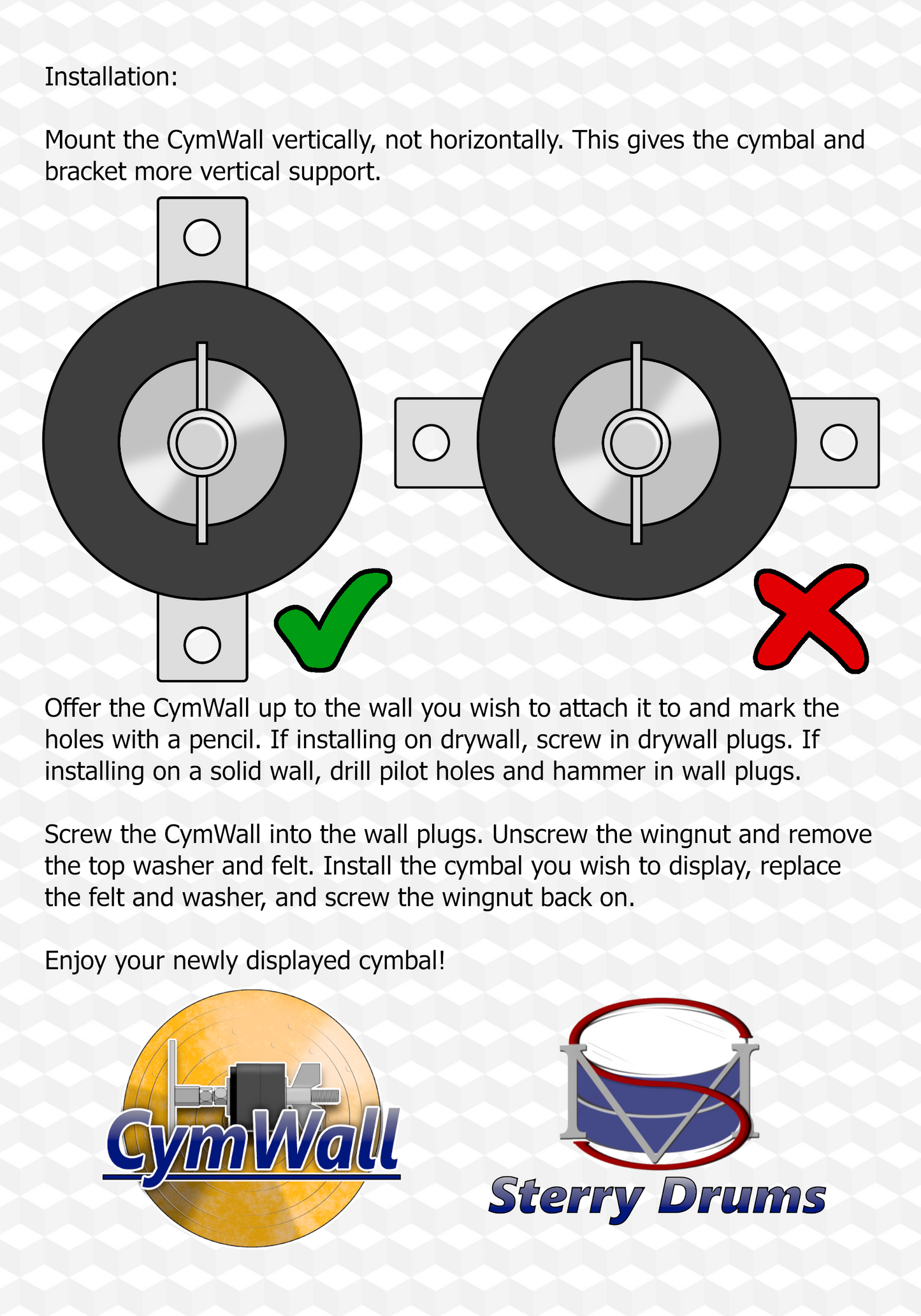 CymWall - Cymbal wall mount